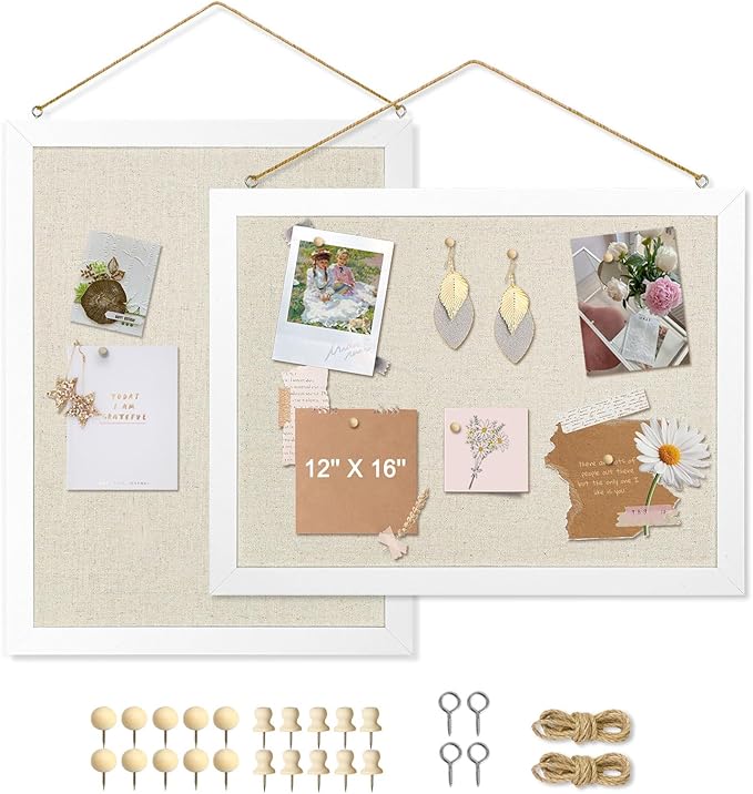 2-Pack Double-Sided Cork Board
