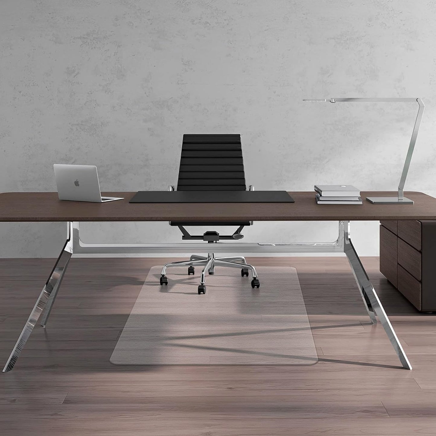 FuturHydro Chair Mat for Hardwood Floor, 46" x 60" Large Clear Office Home Floor Protector Mat, Plastic Rolling Chair Mat for Tile Floor and Gaming Floors (Rectangle)