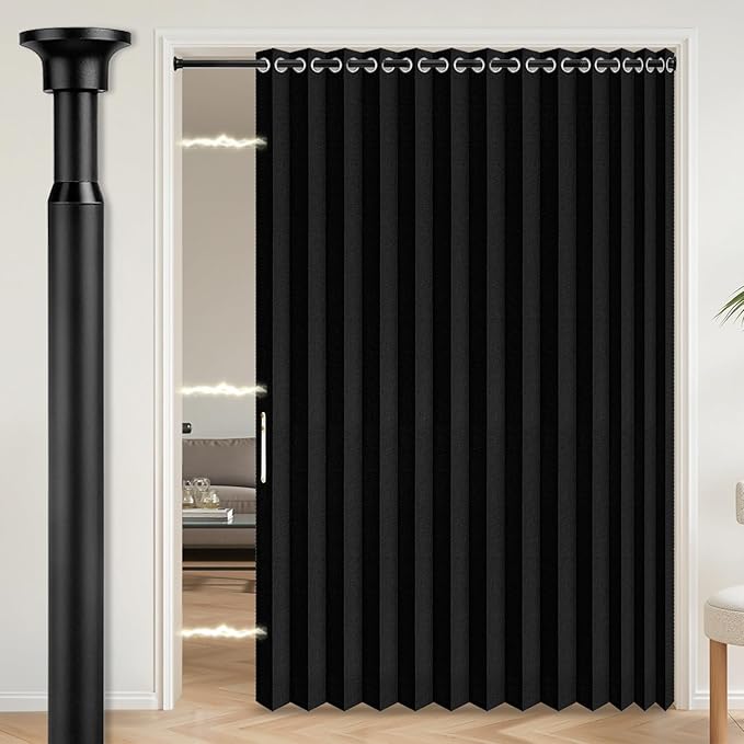 AJAZZ Blackout Door Curtains for Doorways