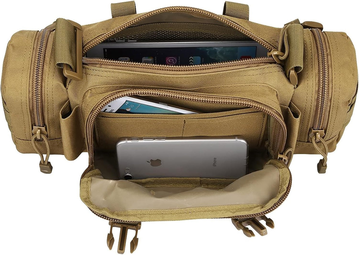Tactical Waist Pack - G4Free Small Fanny Sling Bag with Hand Carry Handle
