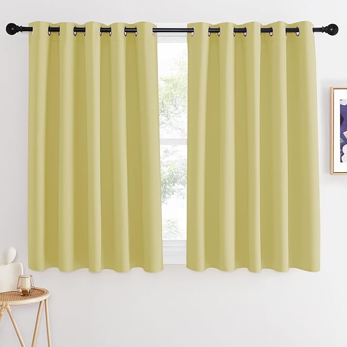 NICETOWN Blackout Curtains 54 Inches Long, Thermal Insulated Room Darkening