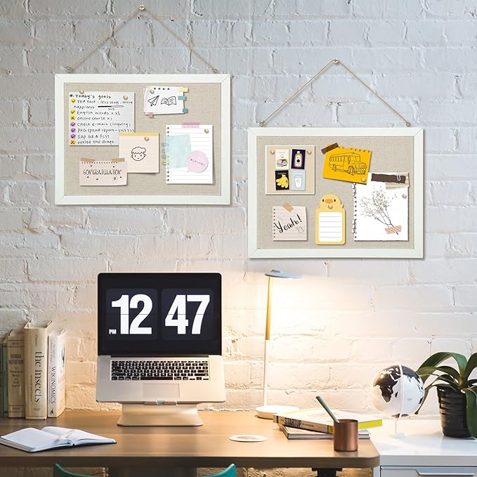 2-Pack Double-Sided Cork Board
