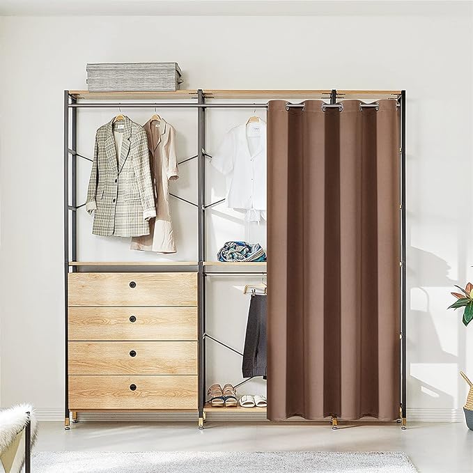 ChrisDowa Blackout Door Curtains
