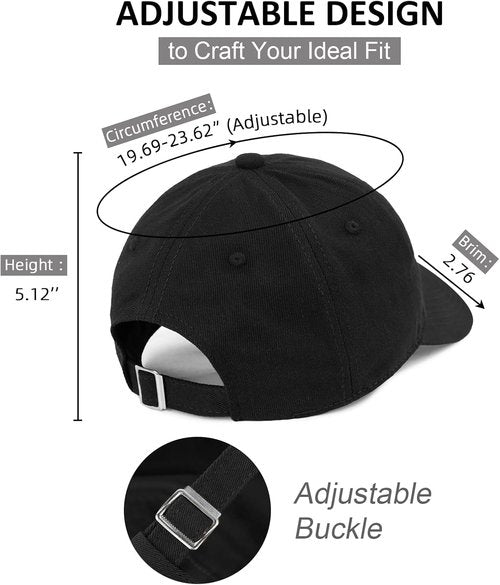 Durio Women's Baseball Cap - Adjustable Cute Sun Hat with Visor | Unstructured Cotton Design