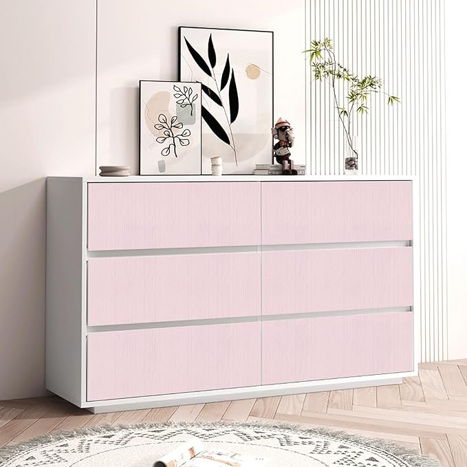 Pink Grasscloth Peel and Stick Wallpaper Texture Contact Paper A Set of 15.7" X