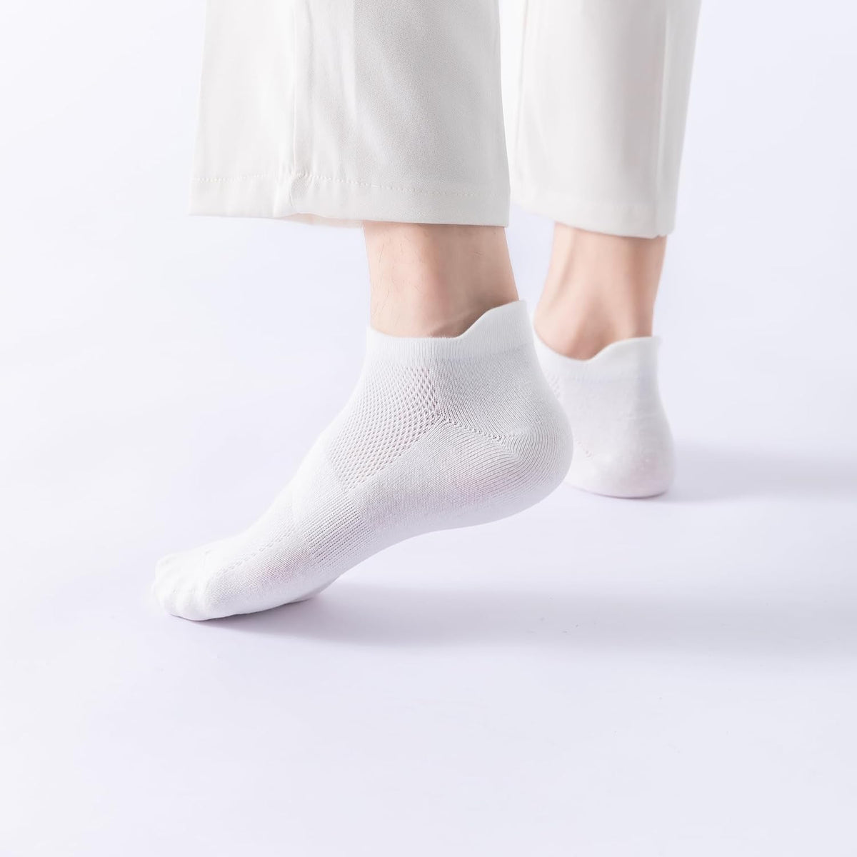 ACCFOD Women's Low Cut Athletic Running Socks - 6 Pairs with Comfort Tab