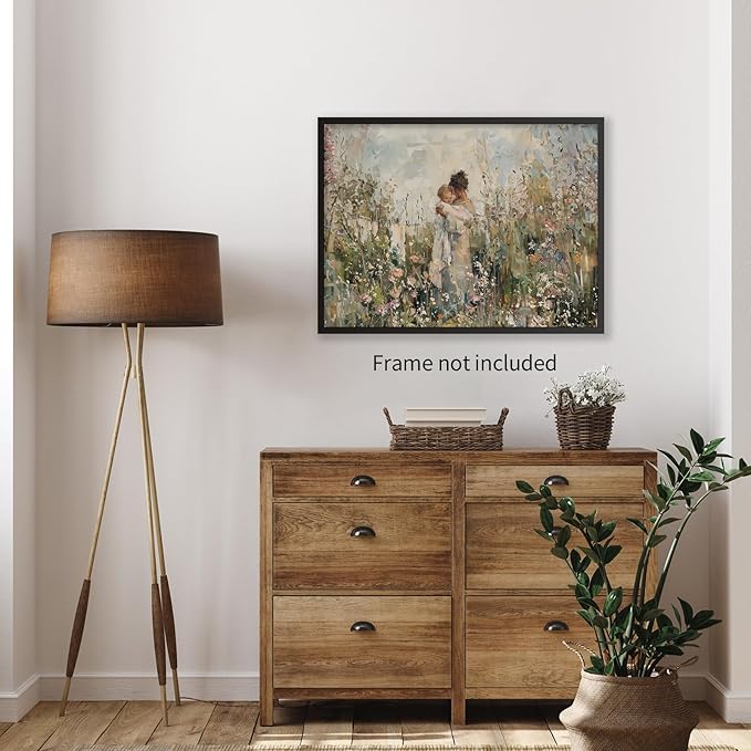 rumlud Nature Flower Poster Vintage Botanical Floral Wall Art Antique