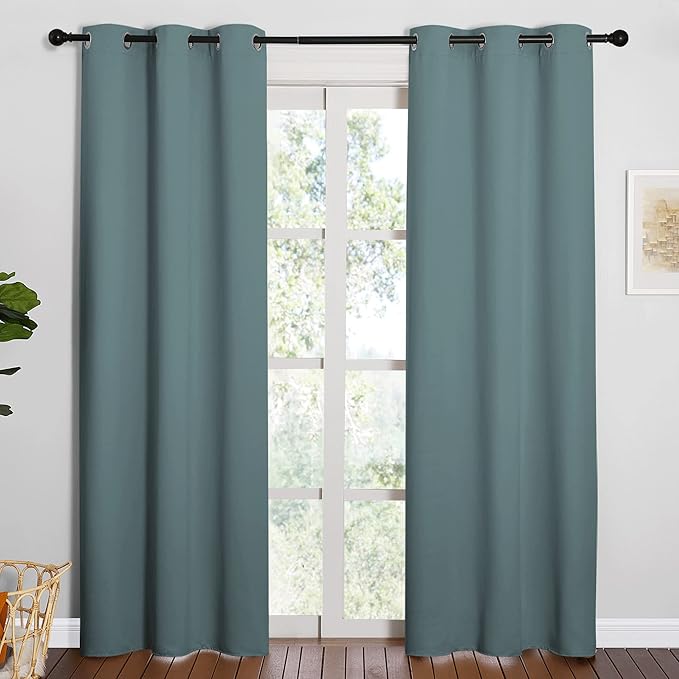 NICETOWN Modern Blackout Curtains Noise Reducing, Thermal Insulated and Privacy