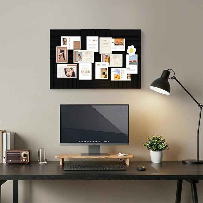 Large Cork Boards for Walls – 36 x 24 Self Adhesive Felt Wall Tiles