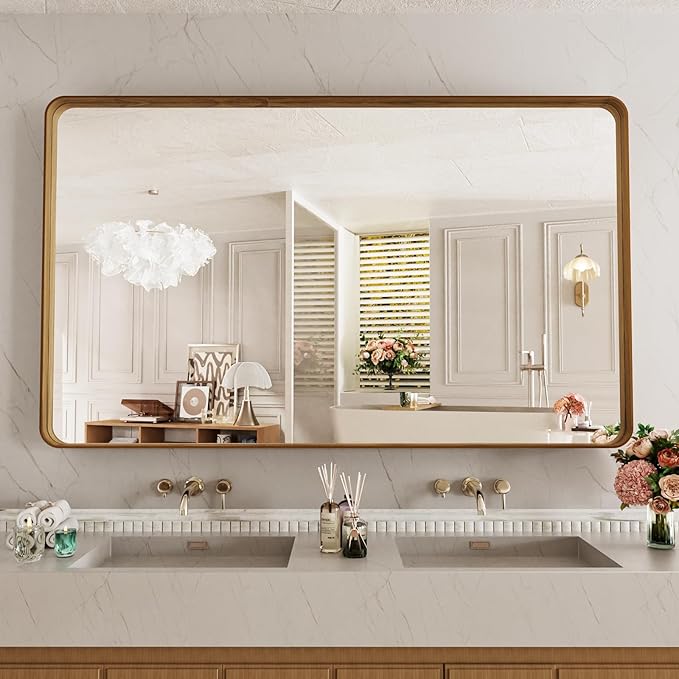 LOAAO 60X28 Inch Bathroom Mirror