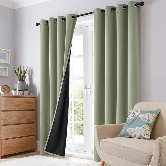 SimpleHome 100% Blackout Curtains