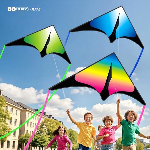 Delta Kite - Easy to Fly for Kids & Adults | Perfect for Family Outings & Outdoor Fun