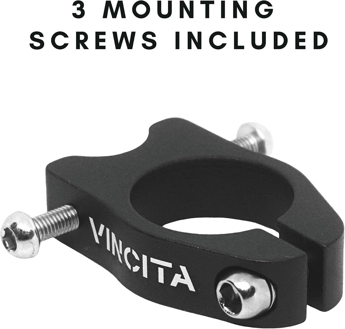 Vincita Rack Mount Seatpost Clamp - For Bike Without Rear Rack Threaded Hole Fixation - Suitable With Seatpost Diameter 27.2 mm (Seatpost Tube 31.8 mm) - Lightweight -mountain, Road, Folding Bicycle.