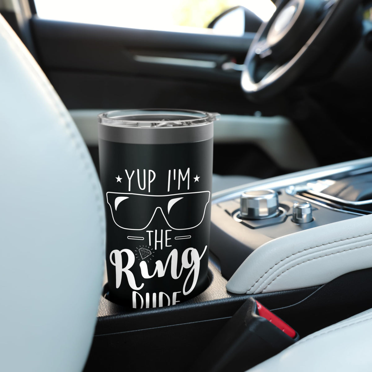 Yup I'm The Ring Dude Funny Ring Bearer Wedding Gift Stainless Steel Insulated Tumbler