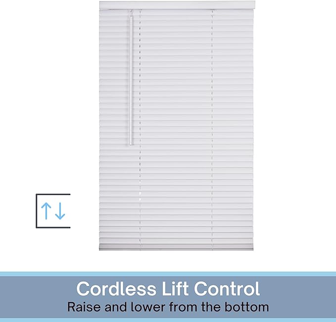 LOTUS & WINDOWARE Cordless Mini Blind, Window Blinds