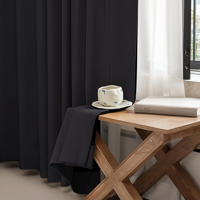 FMFUNCTEX 100% Blackout Curtains