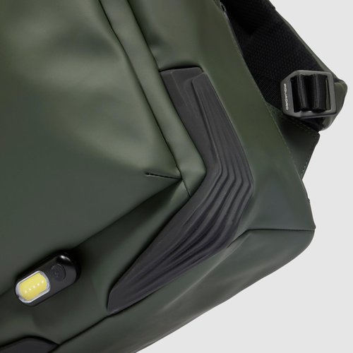 PIQUADRO Corner Backpack in Fabric for PC14'' 2 Compartments, blue, 32.0 X 40.0 X 16.0 (cm)