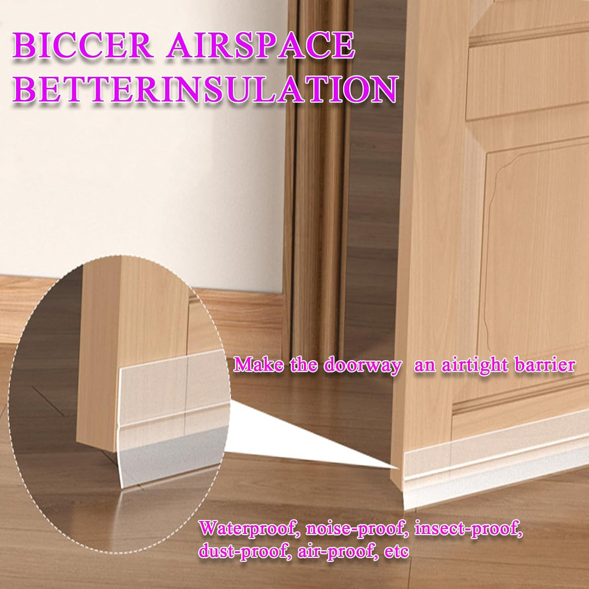 Weather Stripping Door Seal Strip for Gaps, Silicone Draft Stopper Adhesive Tape for Sliding Doors, Windows, Shower Glass, Soundproof Seal for Home Insulation, 32.8ft Roll Brown
