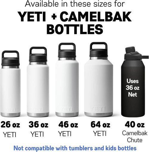 Gearproz HydroNet Carry Bag - Versatile Handle & Shoulder Strap for YETI Rambler & Camelbak Bottles | Ideal for Hiking & Travel