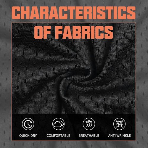AIMPACT 7" Men's Athletic Basketball Shorts - Double Layer Mesh Gym Workout Shorts with Pocket