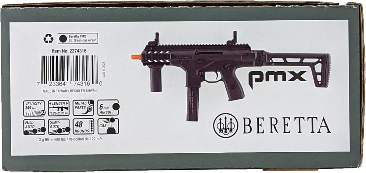 Umarex Beretta PMX GBB Airsoft Rifle - Automatic 6mm BB Gun for Precision Shooting