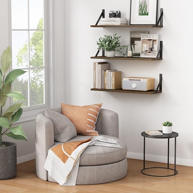 Forbena 24 Inch Long Floating Shelves