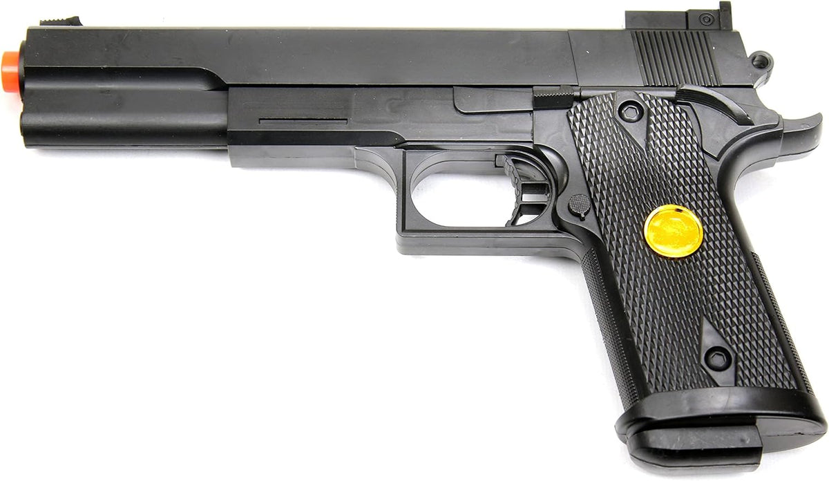 BBTac 1911 Dual Spring Airsoft Pistols - High Performance 260 FPS Handguns | 2-Pack for Target Shooting & Tactical Play