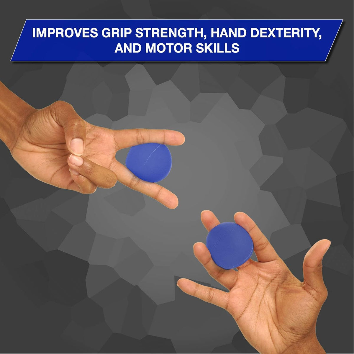 THERABAND Hand Strengthening Ball - Soft Grip Exerciser for Wrist, Finger & Forearm Therapy, Red, Beginner-Friendly