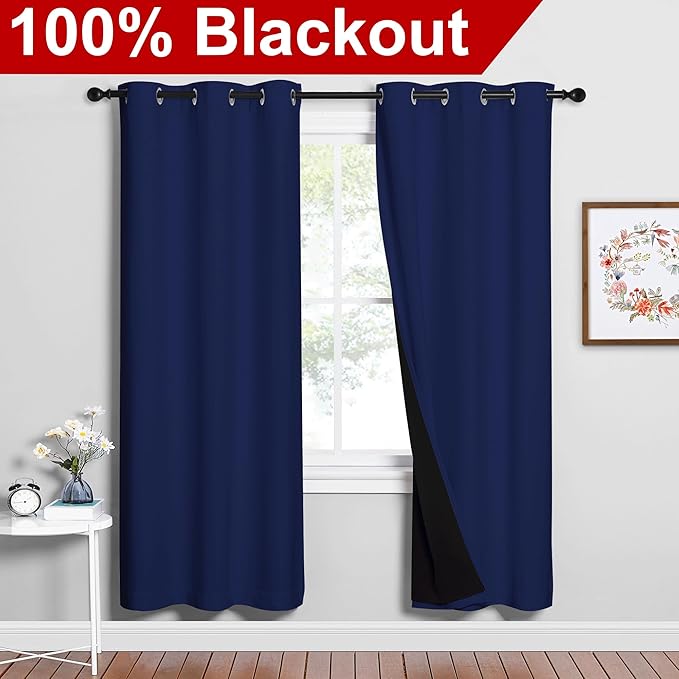 NICETOWN 100% Blackout Curtains