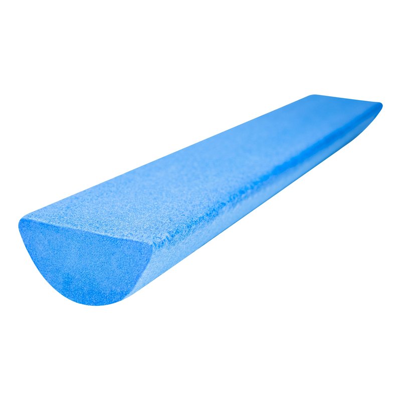 Body-Solid Tools Half Foam Roller - Ideal for Physical Therapy, Exercise and Balance Training, 1/2 Foam Roller Half Round Design, 36 Inch Length, Blue