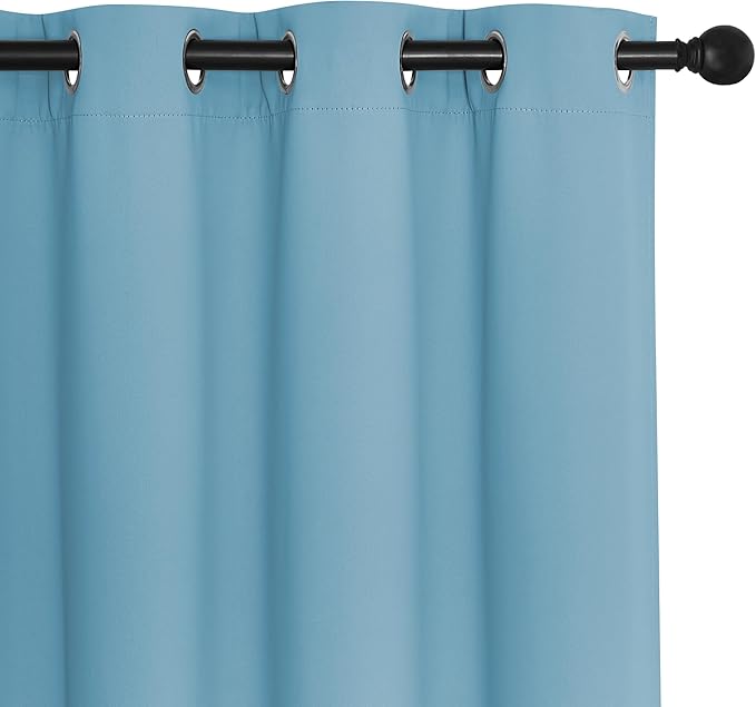 NICETOWN Sliding Door Window Treatment Blackout Patio Door Curtain Panels
