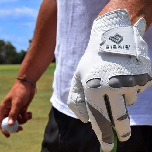 Bionic Men's Golf Glove - Performance Grip Pro in Premium Leather for Enhanced Comfort