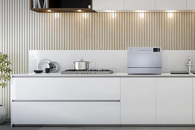 SPT SD-2225DSA Energy Star Countertop Dishwasher with Delay Start & LED – Silver
