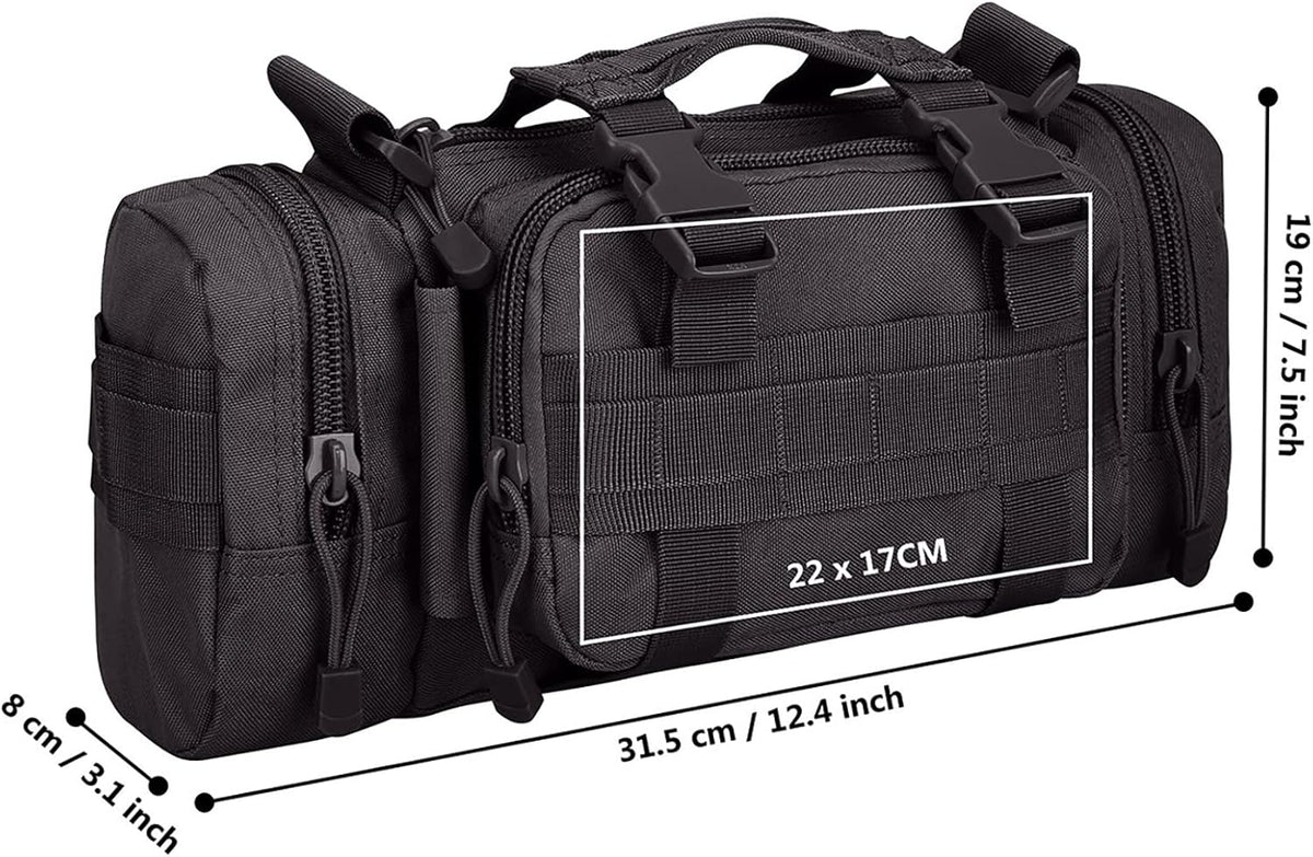 Tactical Waist Pack - G4Free Small Sling Fanny Pack with Hand Carry Handlebar