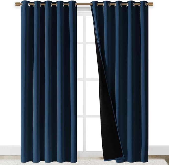 NICETOWN Total Shade Curtains and Draperies, Heavy-Duty Full Light Shading