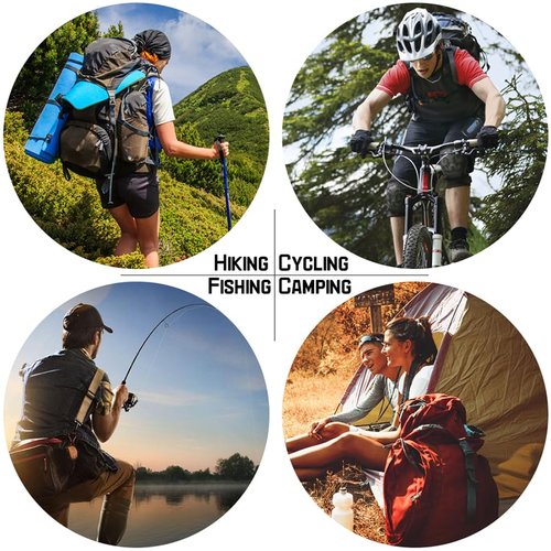 10 Pack Aluminum D-Ring Carabiners, Heavy Duty Carabiner Clips,YuCool Locking Key Security Camping Climbing Hiking Keychain,Locking Carabiner D Ring for Keychain Clip