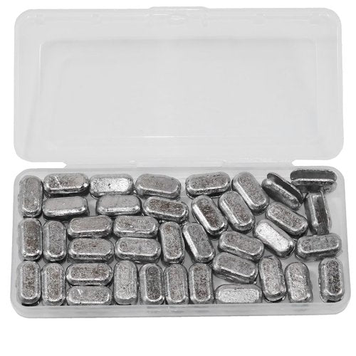 Fishing Cast Net Easy Installation Lead Sinkers 0.35oz / 10g Throw Net Sinkers Add Weights Kit for Casting Net Sinker for Freshwater Saltwater 99.9% Pure Lead 41PCS
