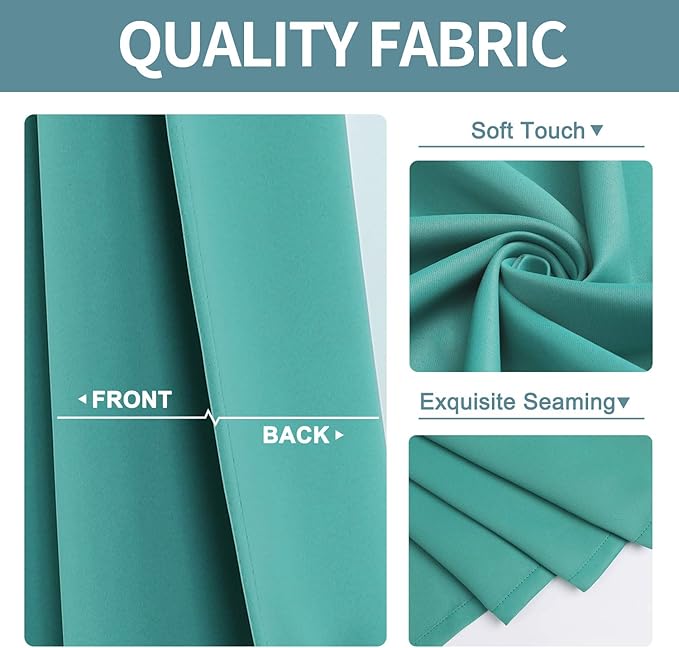 ChrisDowa Grommet Blackout Curtains