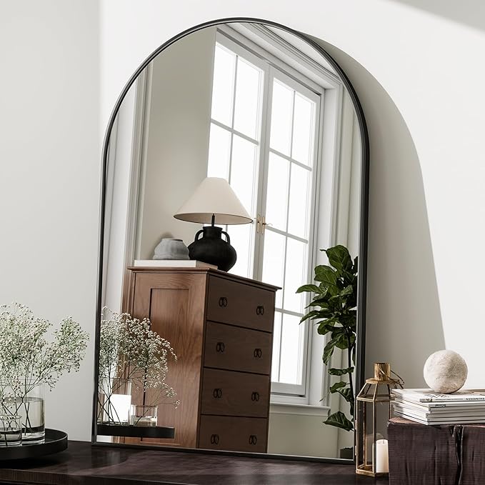 HARRITPURE 20"x30" Arched Bathroom Mirror