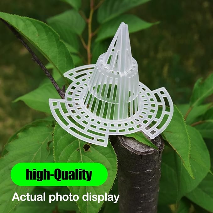 40Pcs Cone Flower Pot Hole Mesh Pad, Upgraded Planter Bottom Grid Mat Mesh Hole Screens for Keeping Soil from Flowing- Breathable Gasket-Drainage Netting for Bonsai (40)