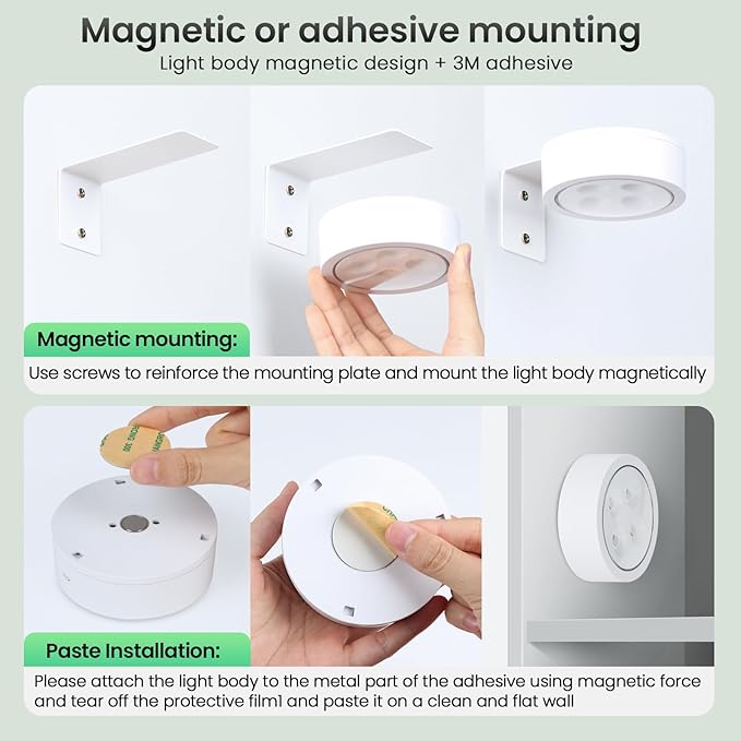 4-Pack Picture Light Battery Operated