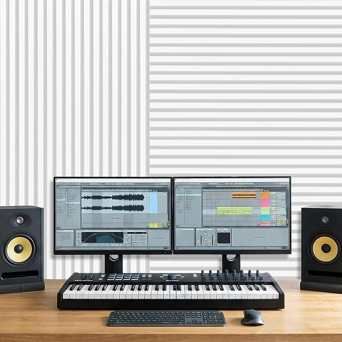 RITOLLO 6 Pack Bilayer Thickened-Sound Proof Wall Panels 47.2"x23.6"x0.72" High