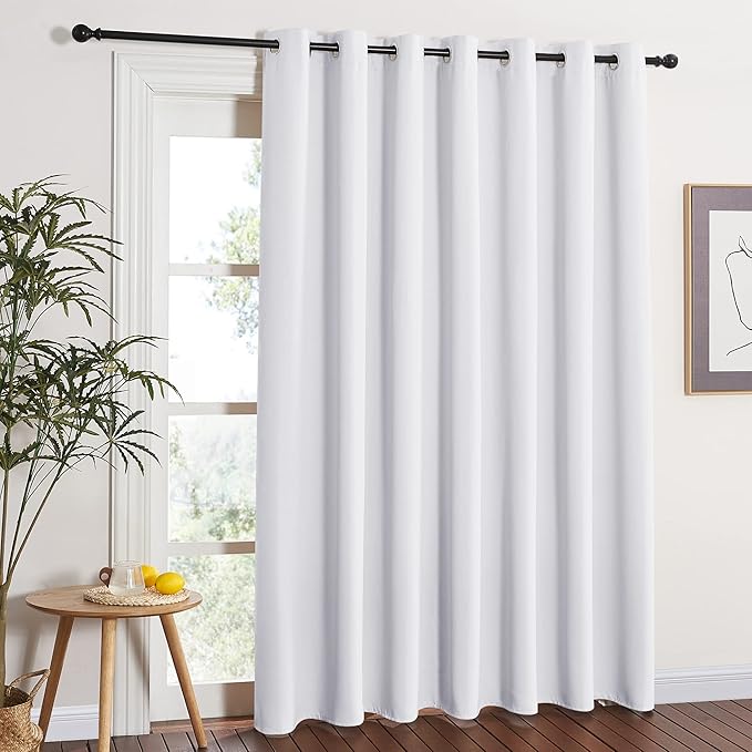 NICETOWN Grommet Top Thermal Insulated Solid Room Darkening Curtain / Drape