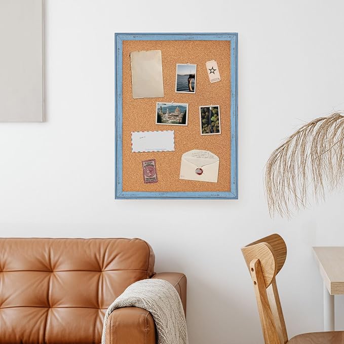 DOLLAR BOSS Cork Boards for Walls, 36 X 24 Inches Bulletin Board Decorative