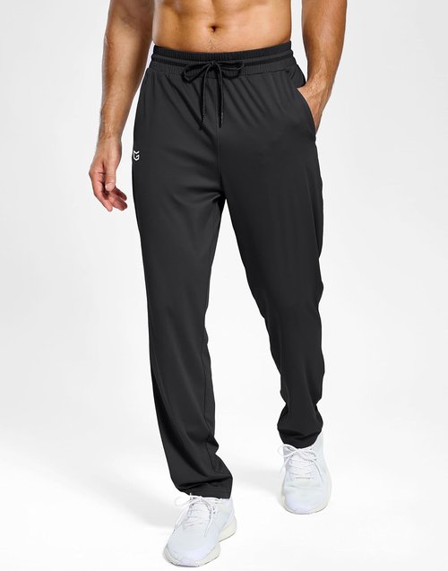 G Gradual Men's Sweatpants - Lightweight Athletic Joggers with Pockets for Gym & Running