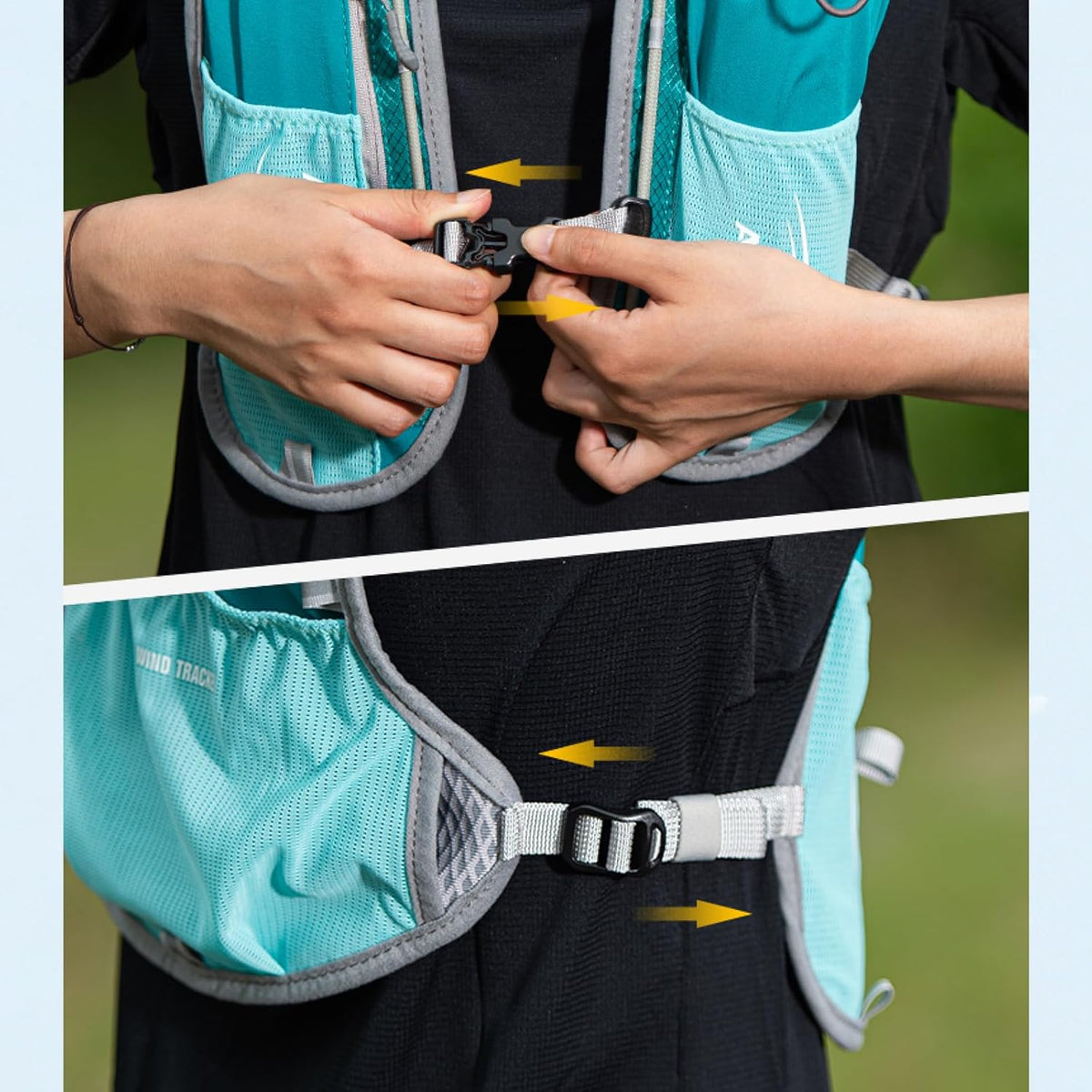 TRIWONDER Hydration Vest - Lightweight 5.5L Trail Bag for Marathon, Hiking & Running - Unisex