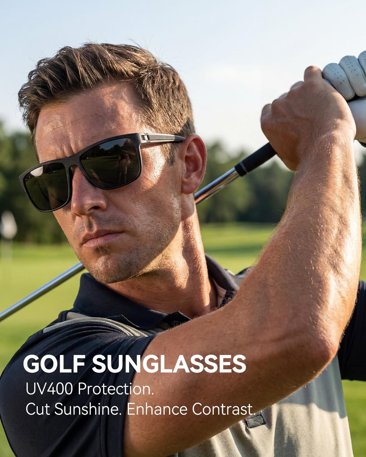 Polarized Sunglasses for Men - UV Protection & Lightweight Design | Perfect for Driving, Fishing, Golf