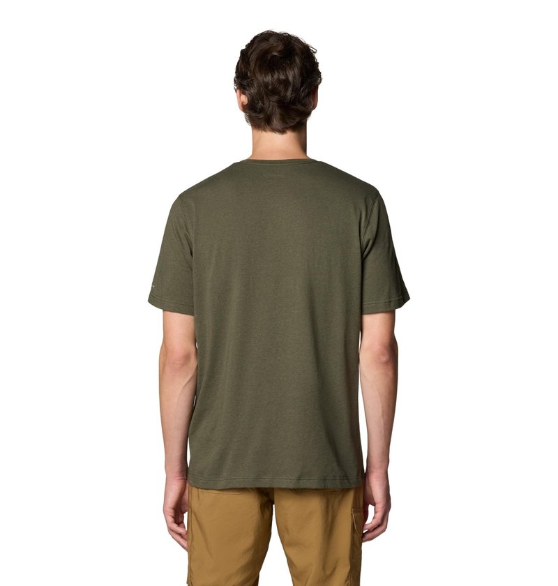 Columbia Mens Thistletown Hills Short Sleeve T-Shirt, Greenscape Heather, Small