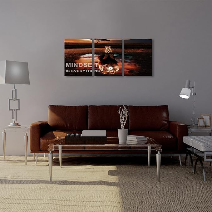 KAWAHONE Inspiration Quotes Wall Art, Motivational Determination Patience