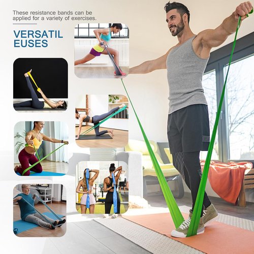 lianjindun 10 Pcs Professional Resistance Bands